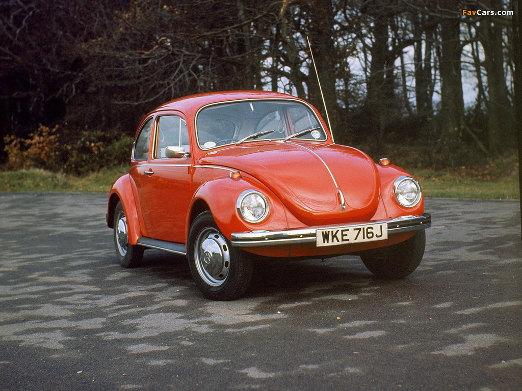 Volkswagen Beetle UK-spec 1970 photos (1024 x 768)
