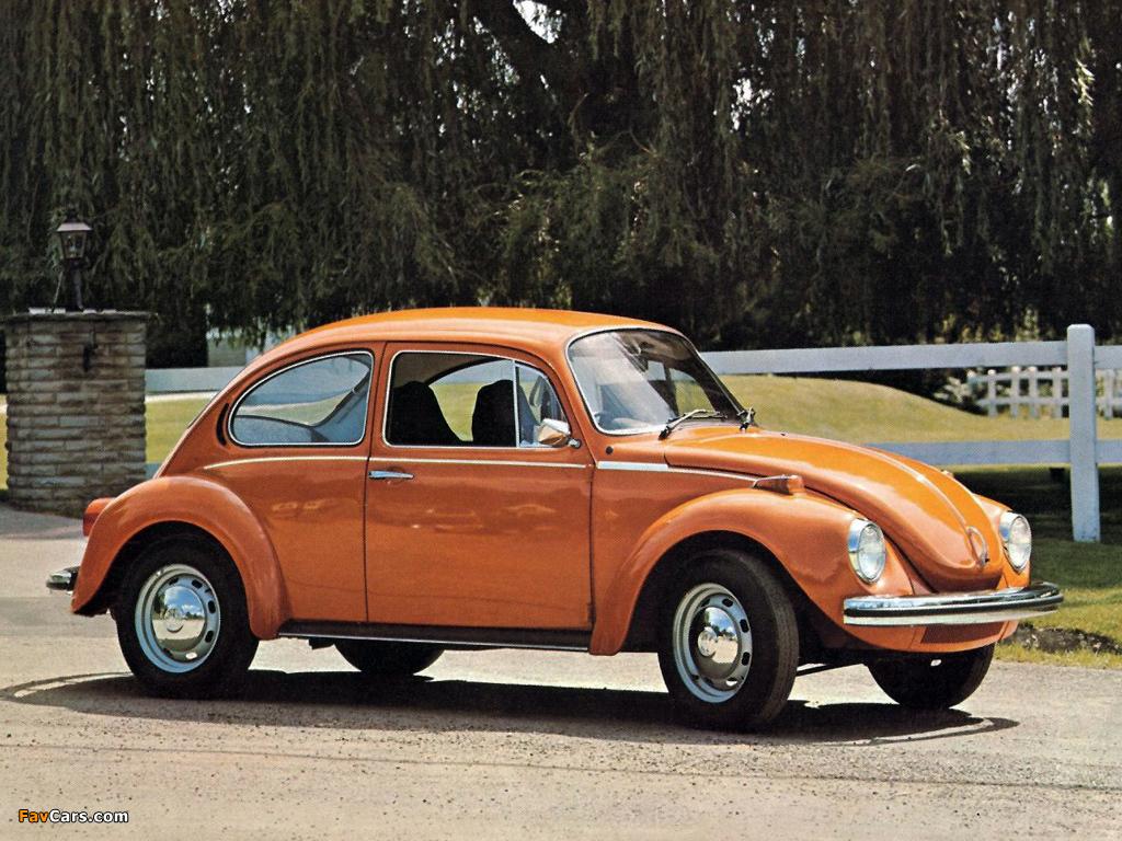Volkswagen Beetle UK-spec 1970 wallpapers (1024 x 768)