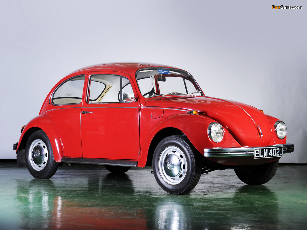Volkswagen Beetle UK-spec 1970 wallpapers (1024 x 768)