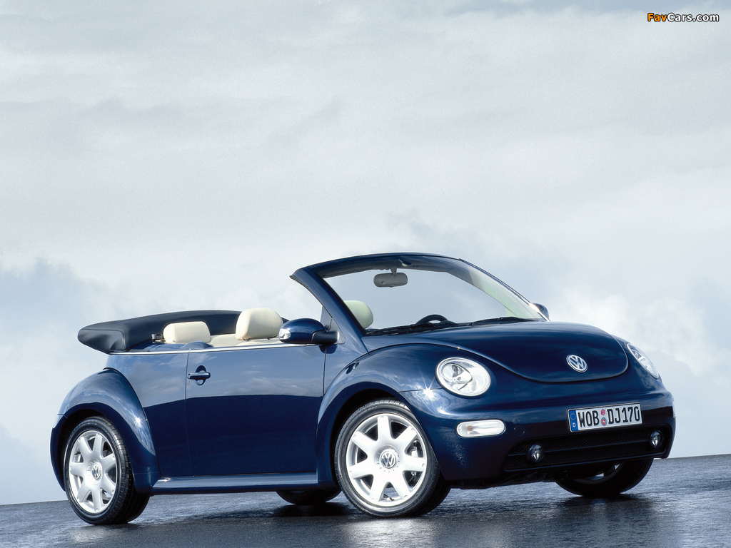 Volkswagen New Beetle Cabrio 2000–05 images (1024 x 768)