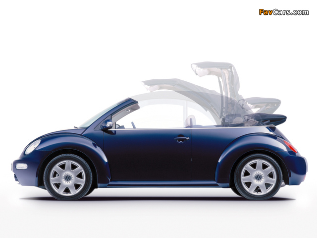 Volkswagen New Beetle Cabrio 2000–05 photos (640 x 480)