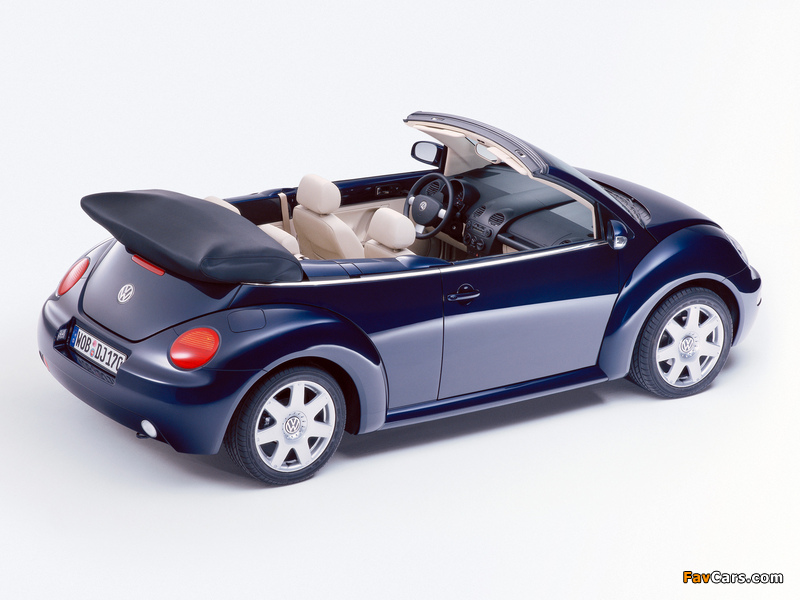 Volkswagen New Beetle Cabrio 2000–05 pictures (800 x 600)