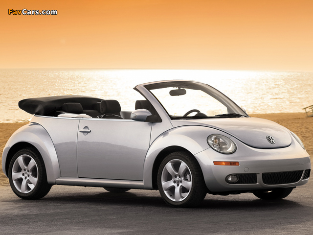 Volkswagen New Beetle Convertible 2006–10 images (640 x 480)