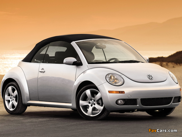 Volkswagen New Beetle Convertible 2006–10 photos (640 x 480)