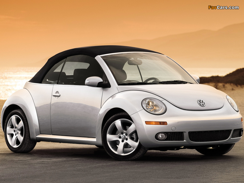 Volkswagen New Beetle Convertible 2006–10 photos (800 x 600)