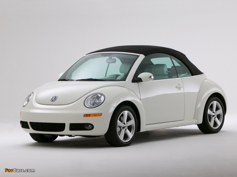 Volkswagen New Beetle Convertible Triple White 2007 photos (800 x 600)