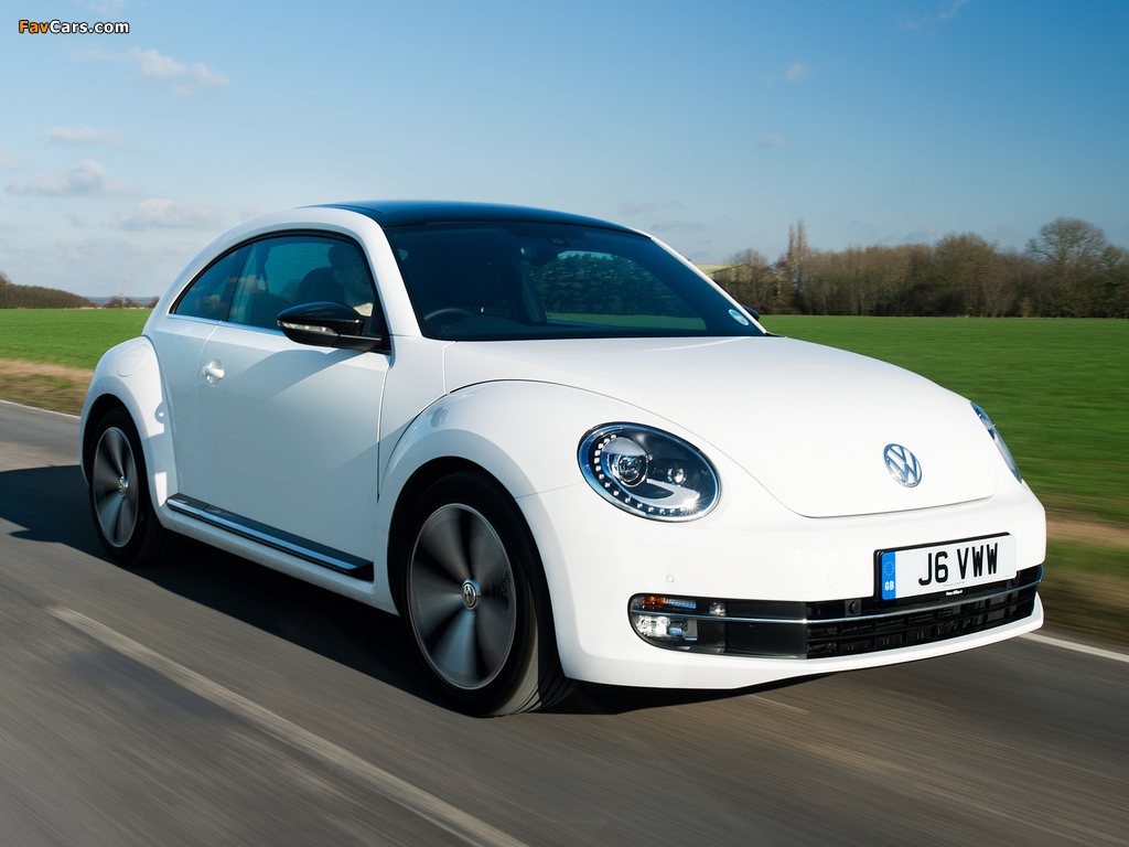 Volkswagen Beetle UK-spec 2011 wallpapers (1024 x 768)