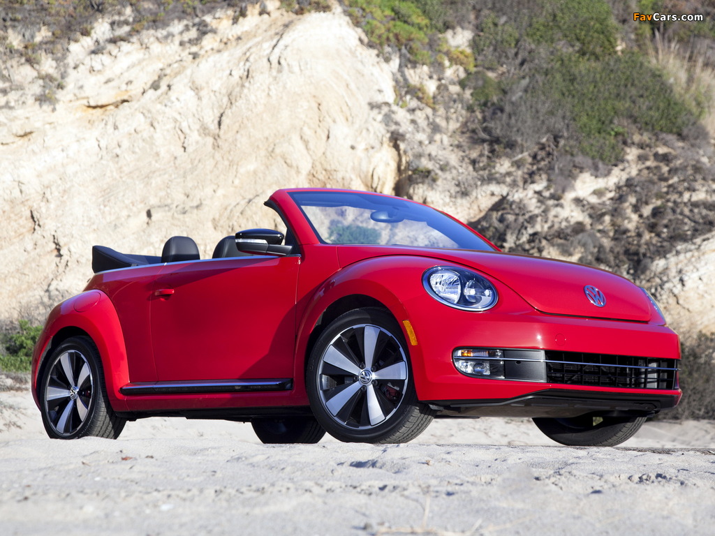 Volkswagen Beetle Convertible Turbo 2012 pictures (1024 x 768)