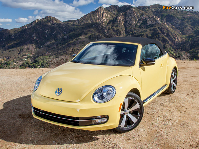 Volkswagen Beetle Convertible 2012 wallpapers (640 x 480)