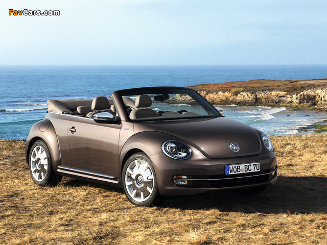 Volkswagen Beetle Cabrio 70s Edition 2012 wallpapers (640 x 480)