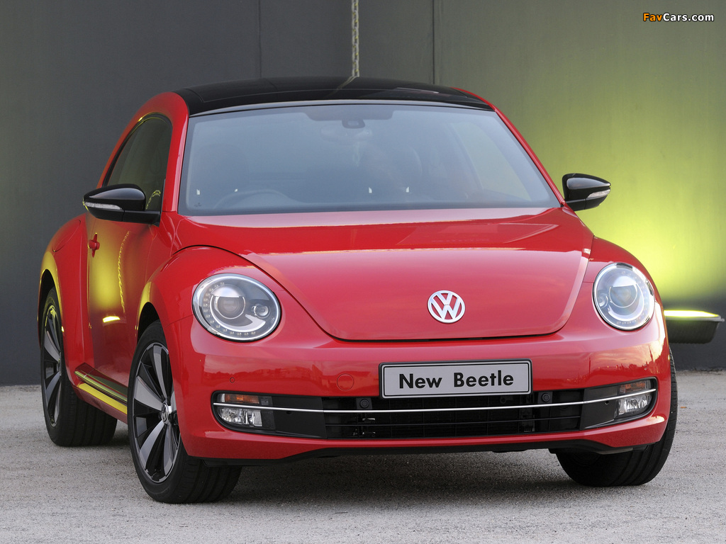 Volkswagen Beetle ZA-spec 2012 wallpapers (1024 x 768)