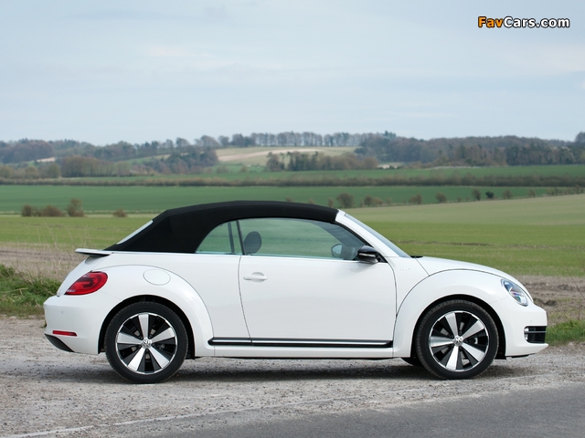 Volkswagen Beetle Cabrio 60s Edition UK-spec 2013 images (640 x 480)