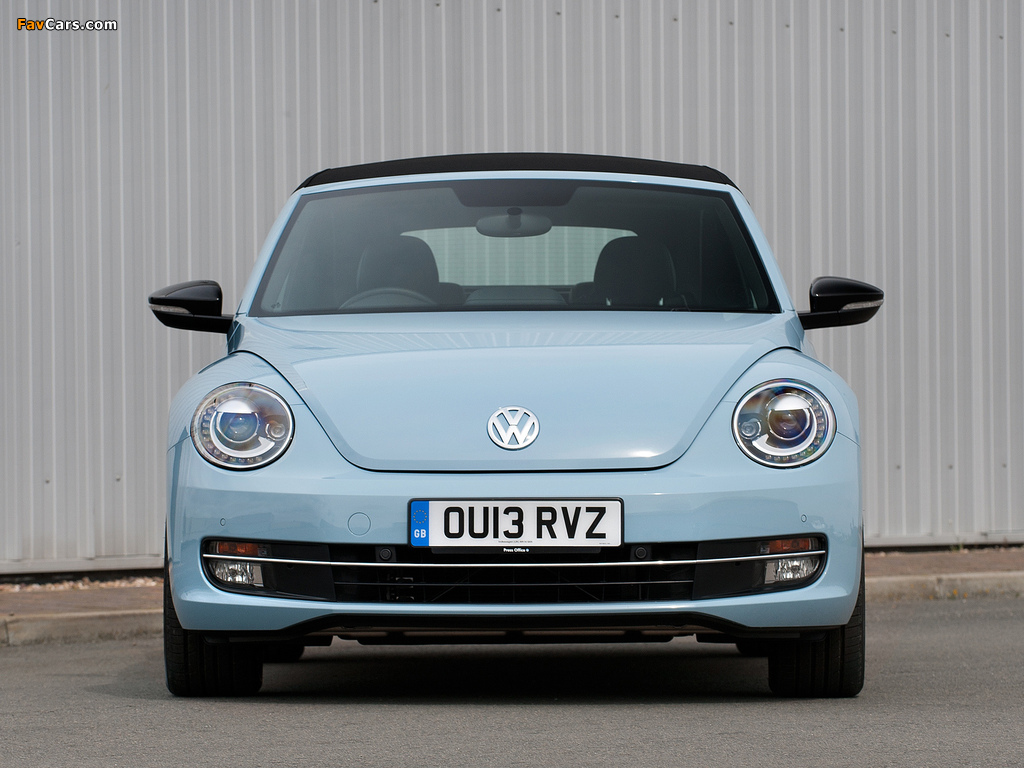 Volkswagen Beetle Cabrio UK-spec 2013 wallpapers (1024 x 768)