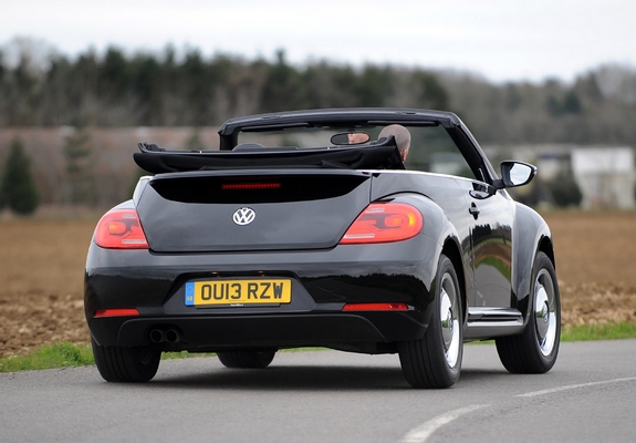 Volkswagen Beetle Cabrio 50s Edition UK-spec 2013 wallpapers