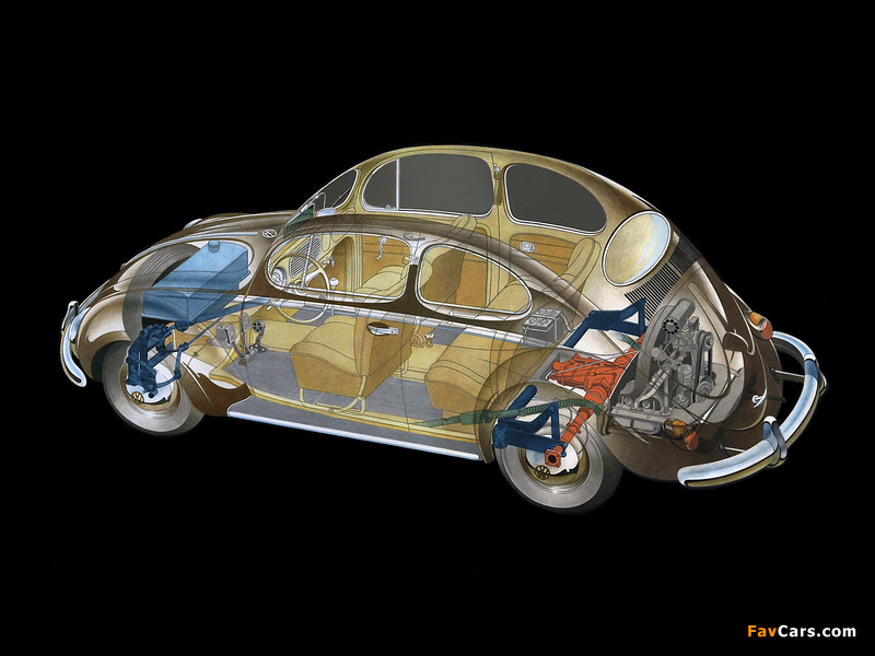 Volkswagen Käfer 1953–57 wallpapers (800 x 600)