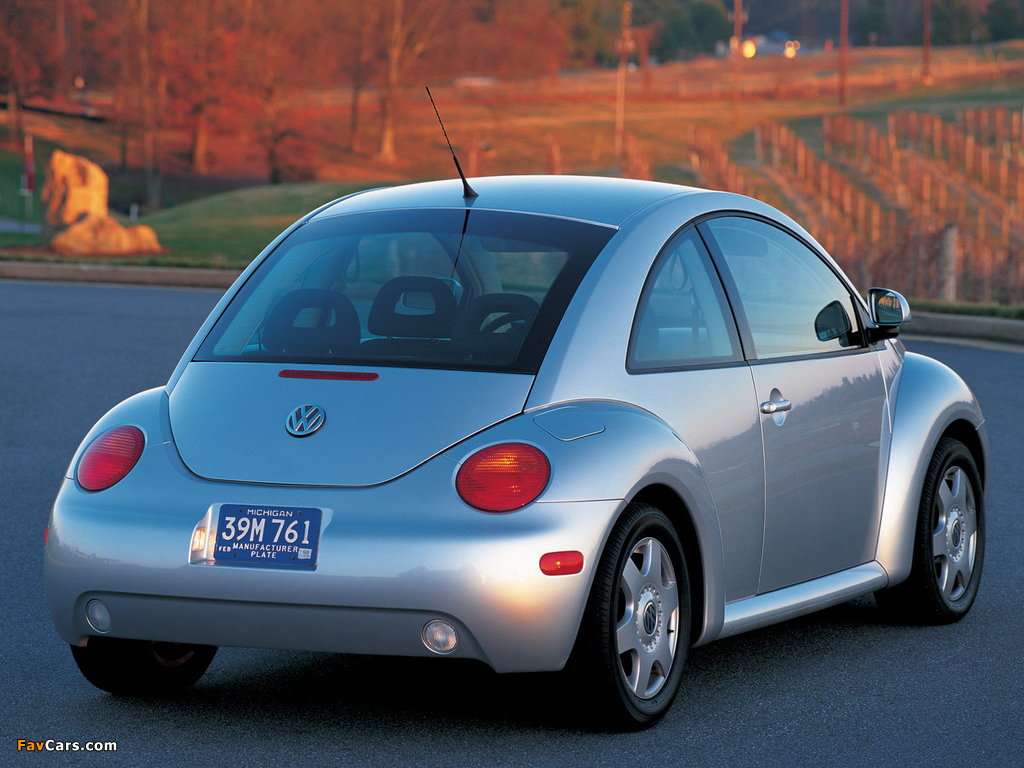 Volkswagen New Beetle US-spec 1998–2005 wallpapers (1024 x 768)