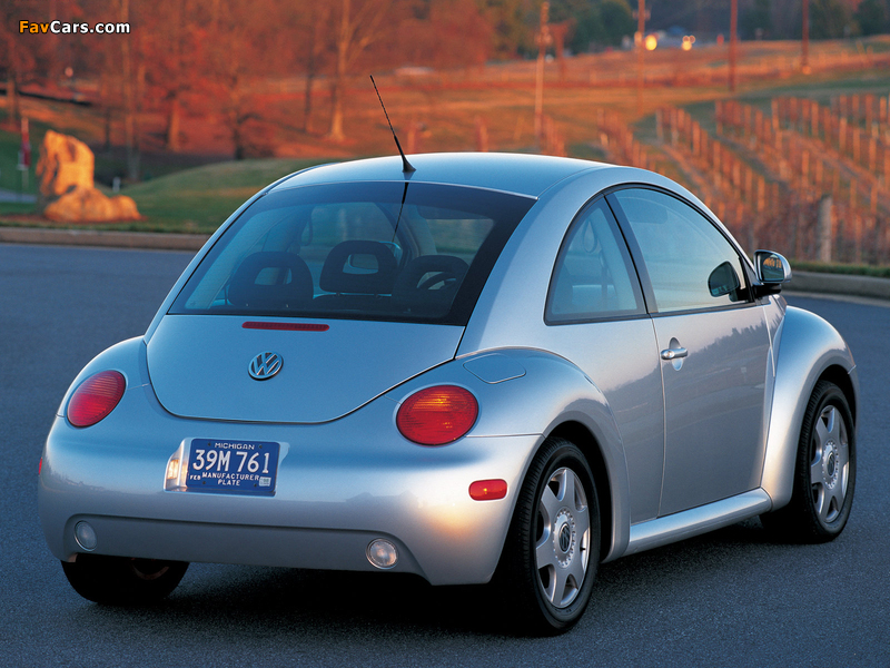 Volkswagen New Beetle US-spec 1998–2005 wallpapers (800 x 600)