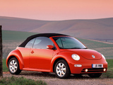 Volkswagen New Beetle Cabrio UK-spec 2000–05 wallpapers
