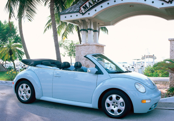 Volkswagen New Beetle Convertible 2000–05 wallpapers