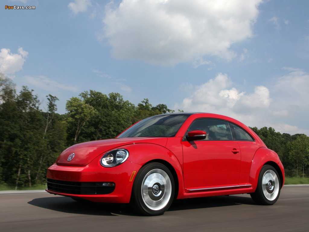 Volkswagen Beetle US-spec 2011 wallpapers (1024 x 768)