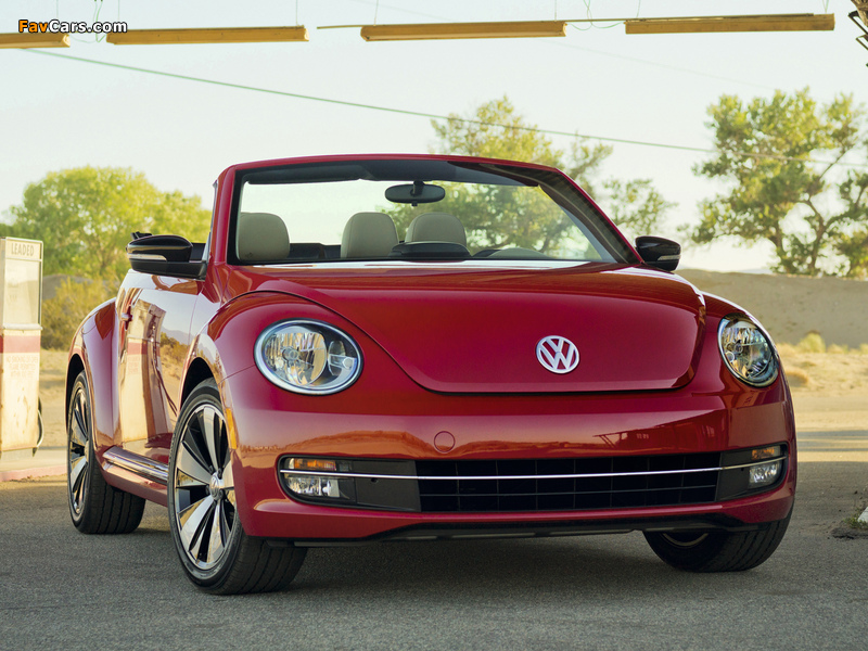 Volkswagen Beetle Convertible Turbo 2012 wallpapers (800 x 600)
