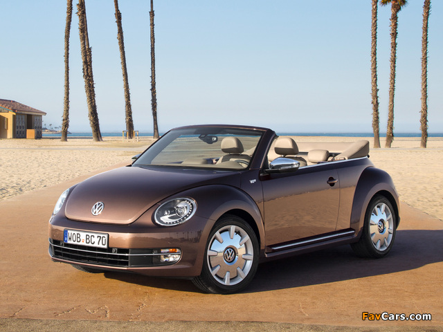 Volkswagen Beetle Cabrio 70s Edition 2012 wallpapers (640 x 480)