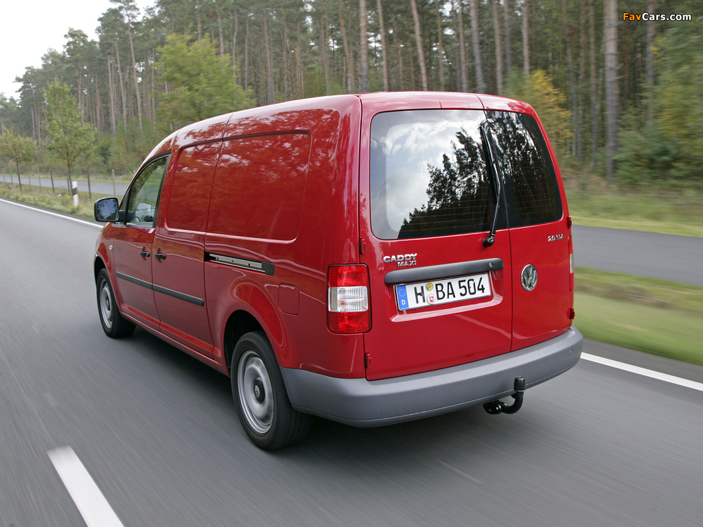 Photos of Volkswagen Caddy Kasten Maxi (Type 2K) 2007–10 (1024 x 768)