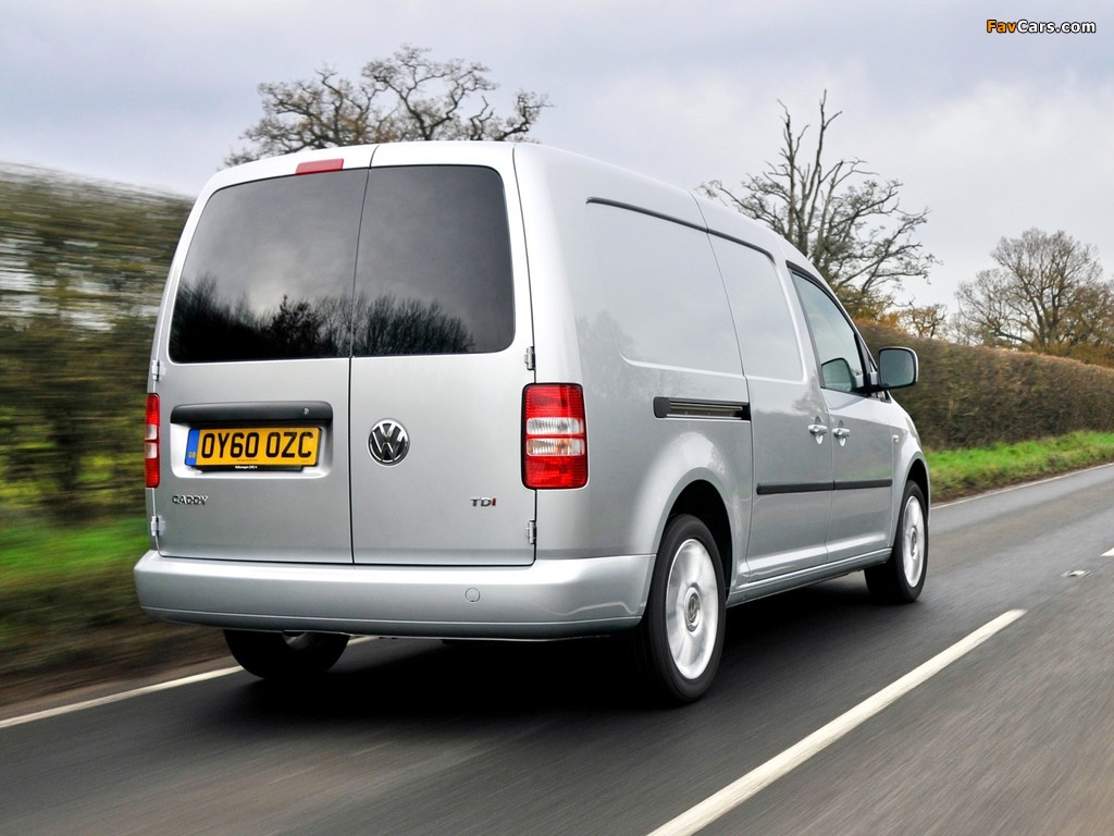 Photos of Volkswagen Caddy Kasten Maxi UK-spec (Type 2K) 2010 (1024 x 768)