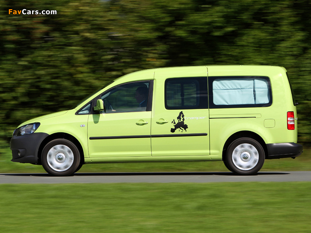 Pictures of Volkswagen Caddy Tramper Maxi (Type 2K) 2010 (640 x 480)