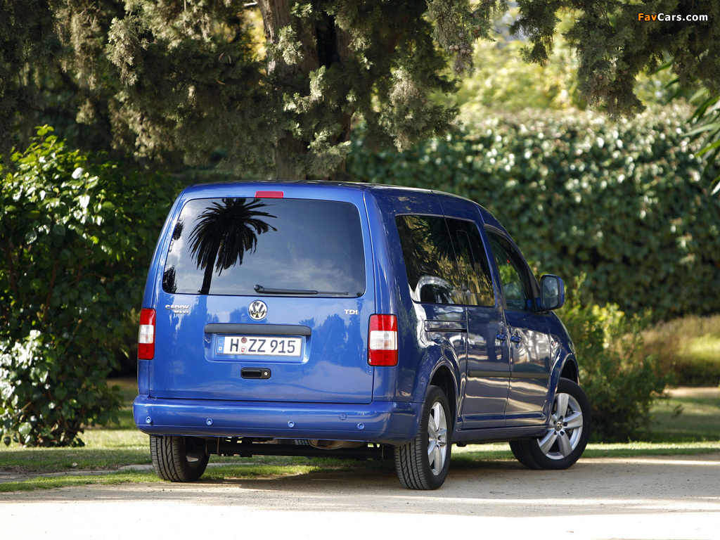 Volkswagen Caddy Maxi Life (Type 2K) 2007–10 images (1024 x 768)
