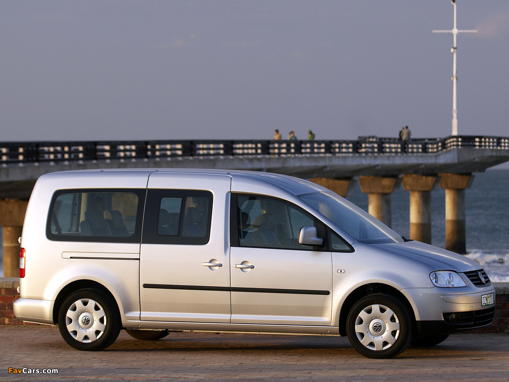 Volkswagen Caddy Maxi Life ZA-spec (Type 2K) 2007–10 photos (1024 x 768)