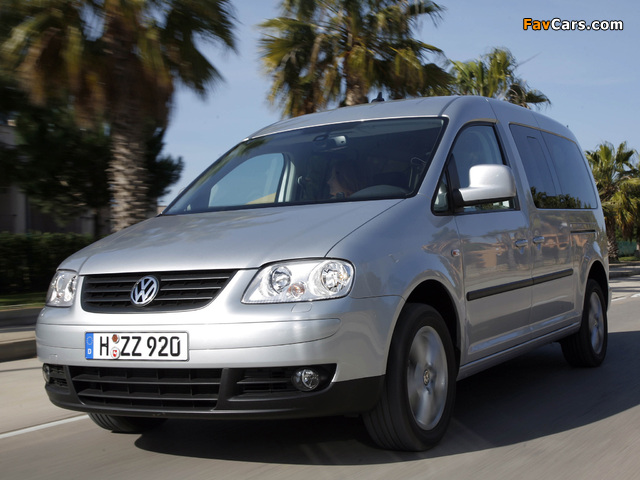 Volkswagen Caddy Maxi Life (Type 2K) 2007–10 photos (640 x 480)