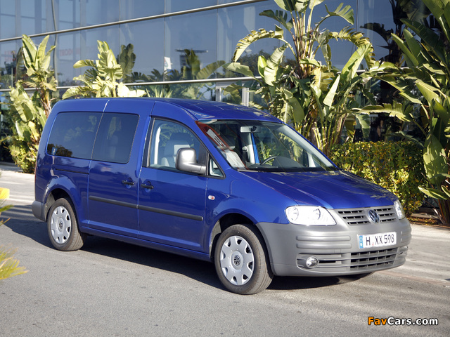 Volkswagen Caddy Combi Maxi (Type 2K) 2007–10 photos (640 x 480)