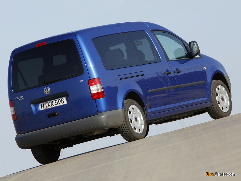 Volkswagen Caddy Combi Maxi (Type 2K) 2007–10 pictures (800 x 600)