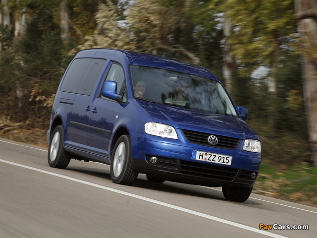 Volkswagen Caddy Maxi Life (Type 2K) 2007–10 wallpapers (640 x 480)
