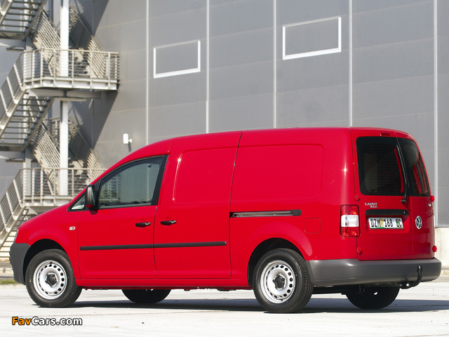 Volkswagen Caddy Maxi Panel Van ZA-spec (Type 2K) 2007–10 wallpapers (640 x 480)