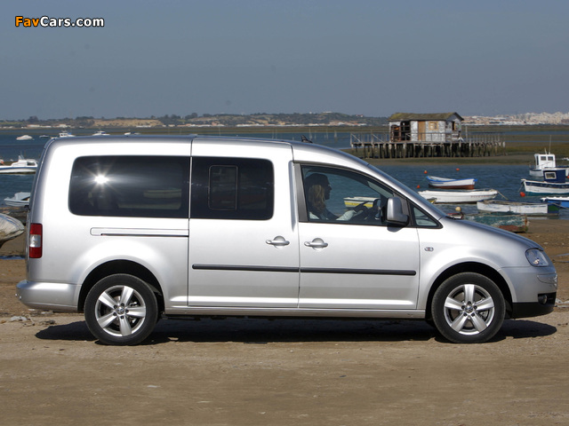 Volkswagen Caddy Maxi Life (Type 2K) 2007–10 wallpapers (640 x 480)