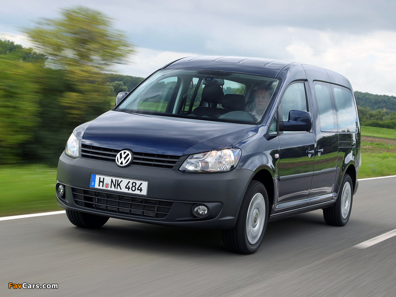 Volkswagen Caddy Maxi Comfortline (Type 2K) 2010 images (800 x 600)