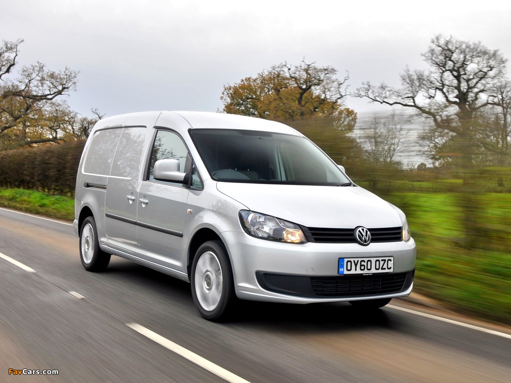 Volkswagen Caddy Kasten Maxi UK-spec (Type 2K) 2010 pictures (1024 x 768)