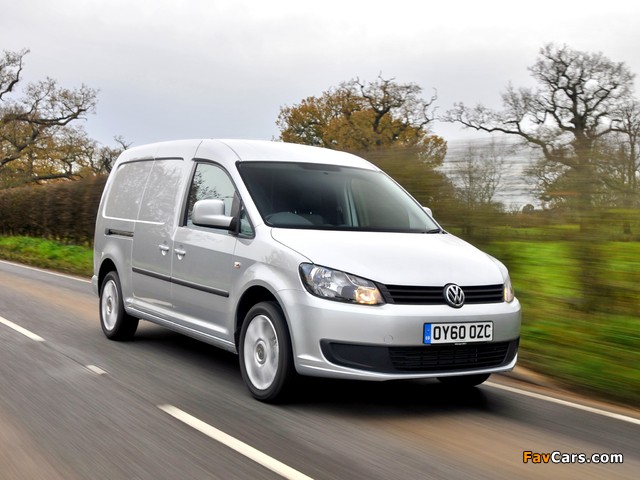 Volkswagen Caddy Kasten Maxi UK-spec (Type 2K) 2010 pictures (640 x 480)