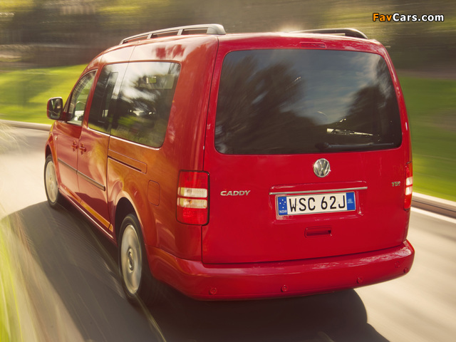Volkswagen Caddy Maxi Life AU-spec (Type 2K) 2010 pictures (640 x 480)