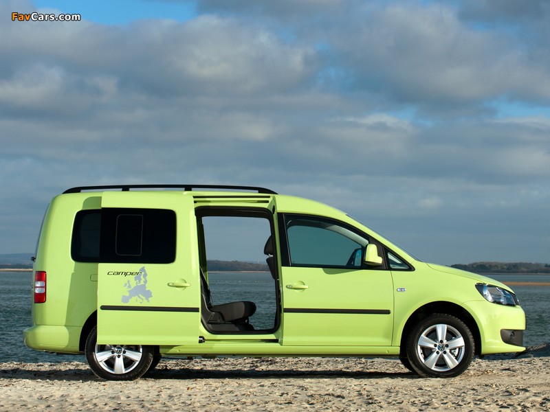 Volkswagen Caddy Camper UK-spec (Type 2K) 2013 photos (800 x 600)