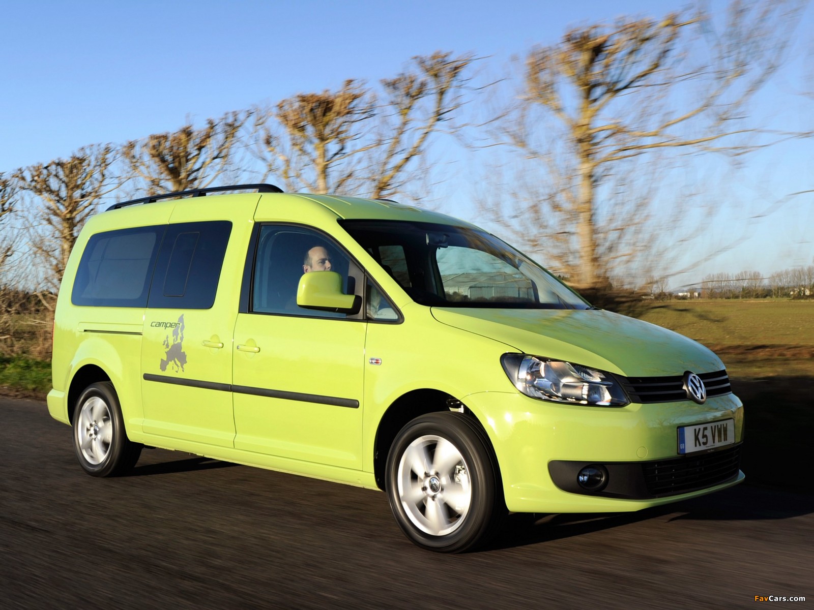 Volkswagen Caddy Camper UK-spec (Type 2K) 2013 photos (1600 x 1200)