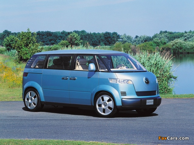 Volkswagen Microbus Concept 2001 photos (640 x 480)