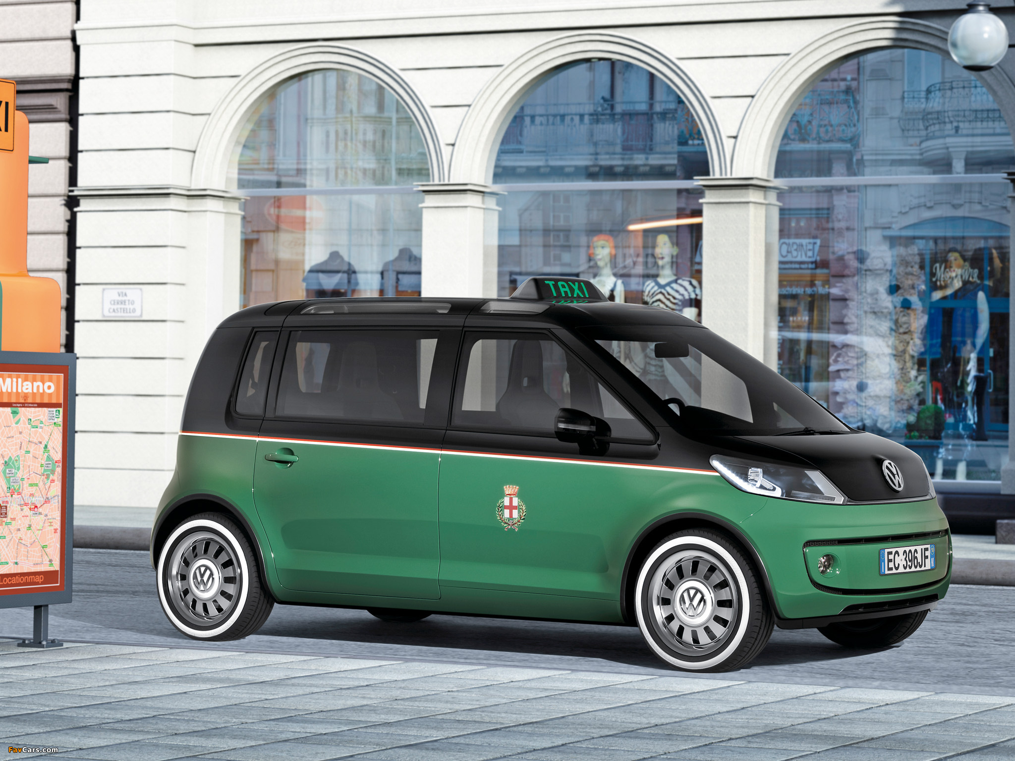 Volkswagen Milano Taxi Concept 2010 pictures (2048 x 1536)