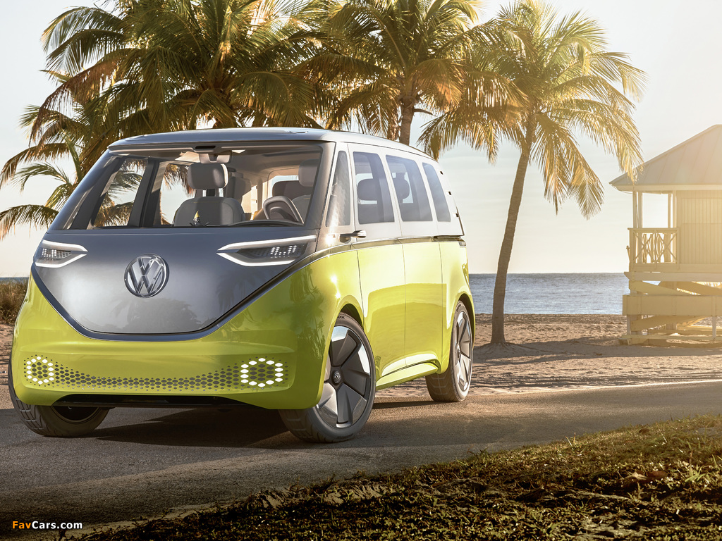 Volkswagen I.D. Buzz 2017 wallpapers (1024 x 768)