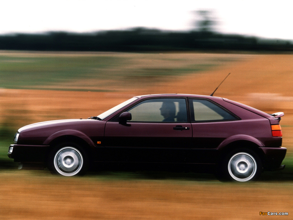 Volkswagen Corrado VR6 1991–95 photos (1024 x 768)
