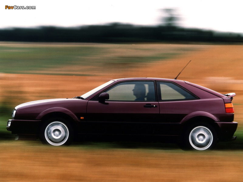 Volkswagen Corrado VR6 1991–95 photos (800 x 600)