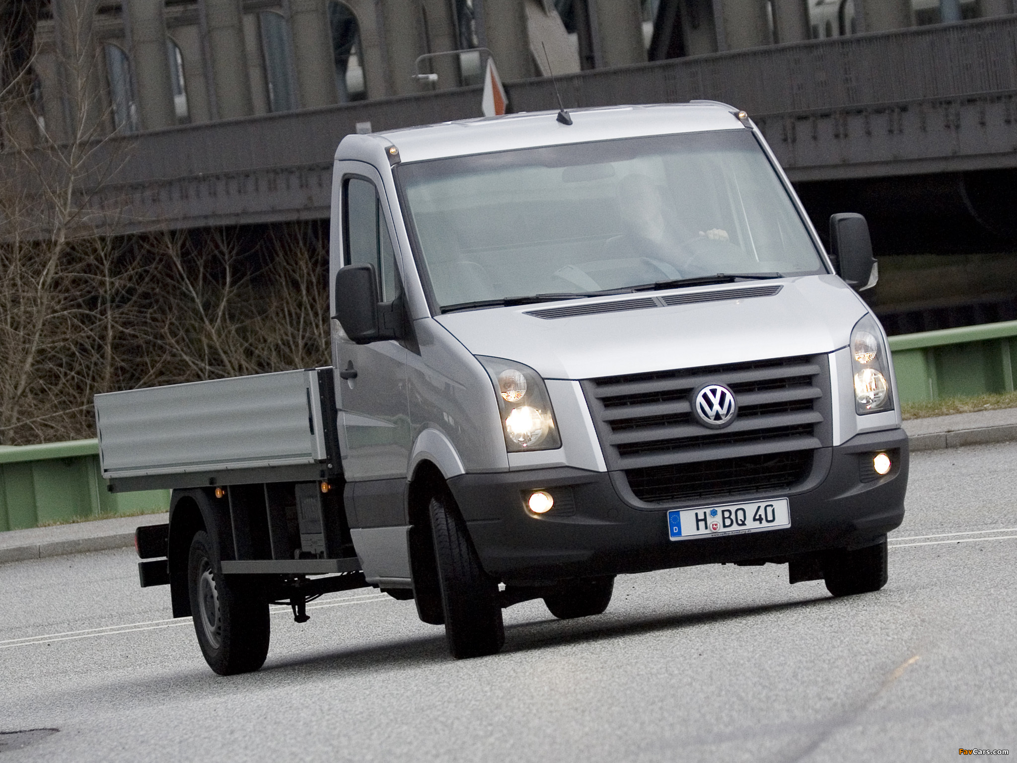 Photos of Volkswagen Crafter LWB Pickup 2006–11 (2048 x 1536)