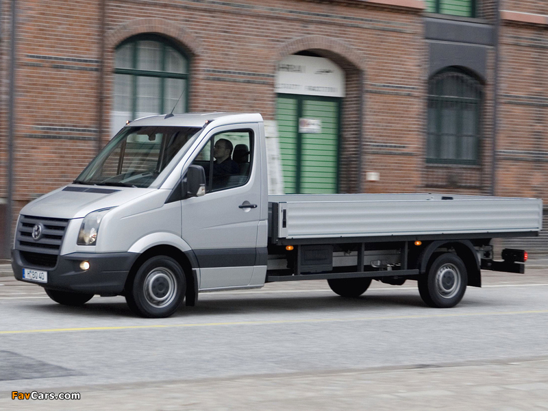 Photos of Volkswagen Crafter LWB Pickup 2006–11 (800 x 600)